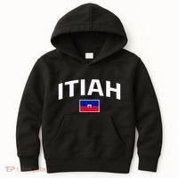 Itiah Haiti Flag Kids Hoodie thumb 0