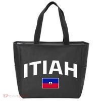 Itiah Haiti Flag Tote Bag thumb 0