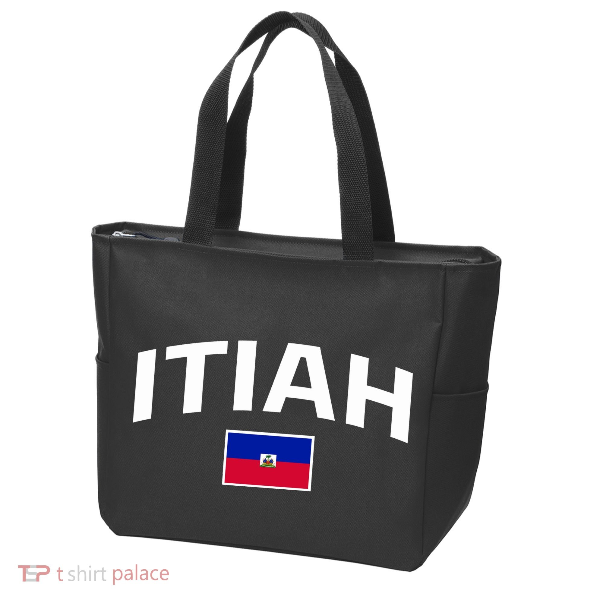 Itiah Haiti Flag Tote Bag