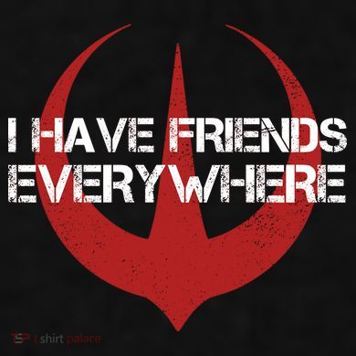 I Have Friends Everywhere Ladies PosiCharge Tri-Blend Wicking Tank