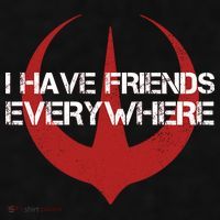 I Have Friends Everywhere Ladies PosiCharge Tri-Blend Wicking Tank thumb 2