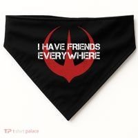I Have Friends Everywhere USA-Made Doggie Bandana thumb 0