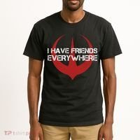 I Have Friends Everywhere Tall T-Shirt thumb 2