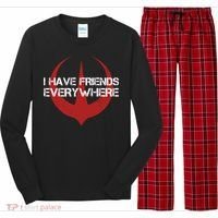 I Have Friends Everywhere Long Sleeve Pajama Set thumb 0