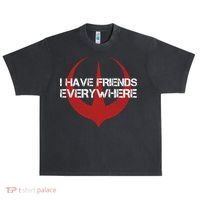 I Have Friends Everywhere Urban Oversized Heavyweight T-Shirt thumb 0