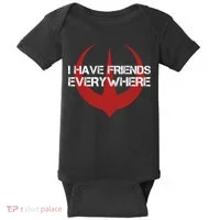 I Have Friends Everywhere Baby Bodysuit thumb 0