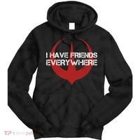 I Have Friends Everywhere Tie Dye Hoodie thumb 0