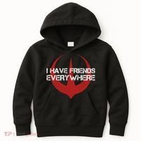 I Have Friends Everywhere Kids Hoodie thumb 0
