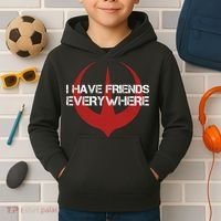 I Have Friends Everywhere Kids Hoodie thumb 2