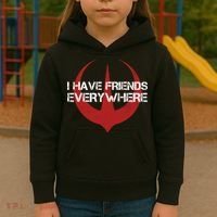 I Have Friends Everywhere Kids Hoodie thumb 3