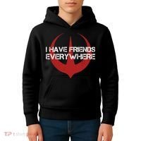 I Have Friends Everywhere Kids Hoodie thumb 4