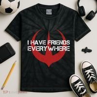 I Have Friends Everywhere Kids Tie-Dye T-Shirt thumb 2