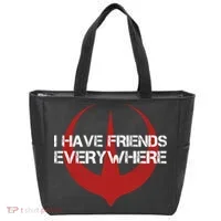 I Have Friends Everywhere Tote Bag thumb 0