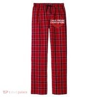 I Have Friends Everywhere Men's Flannel Plaid Pajama Pants thumb 0