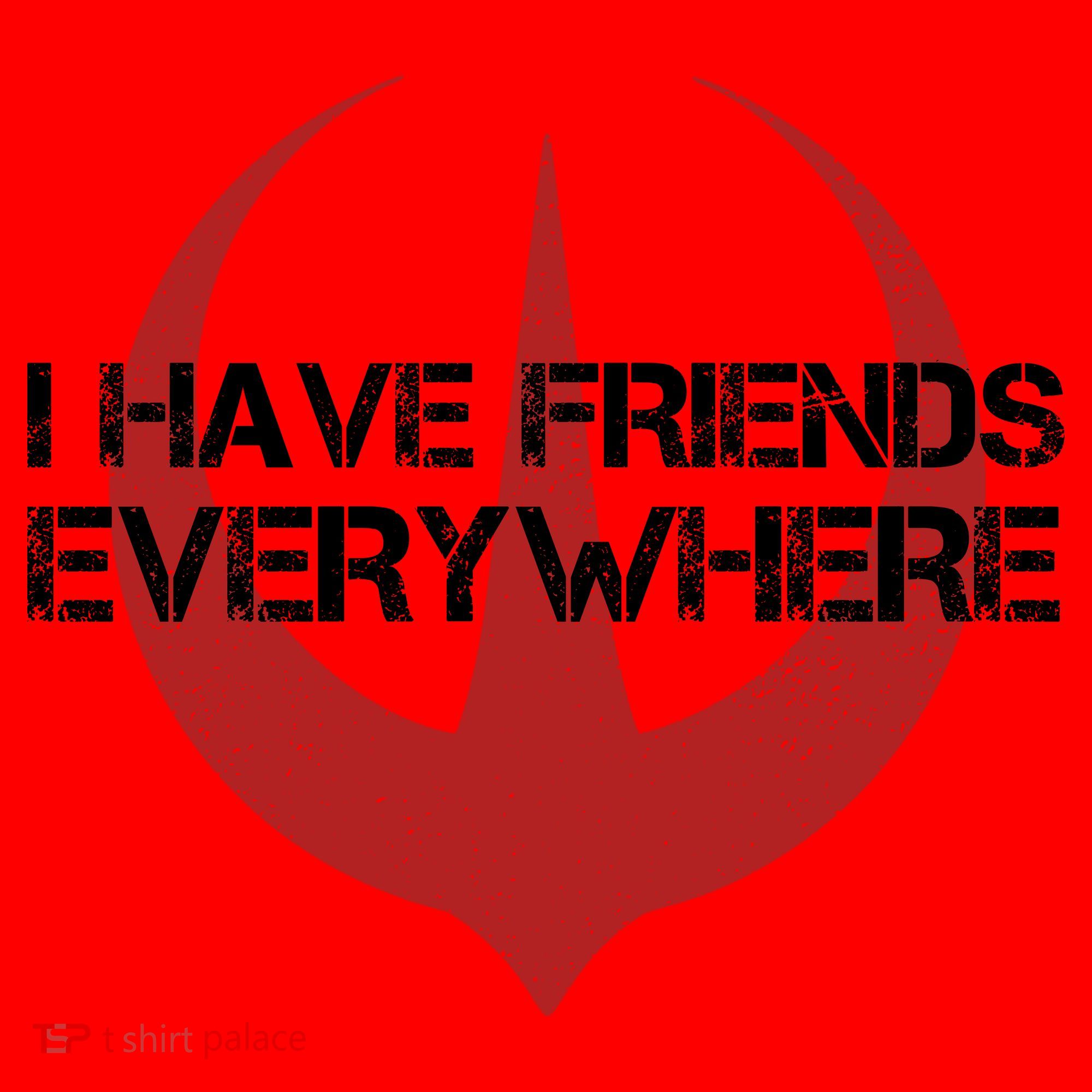 I Have Friends Everywhere Santa Hat