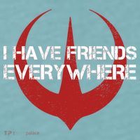 I Have Friends Everywhere Sueded Cloud Jersey T-Shirt thumb 2