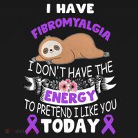 I Have Fibromyalgia I Don't Have The Energy Awareness Great Gift Cute Gift Women's Hoodie thumb 2