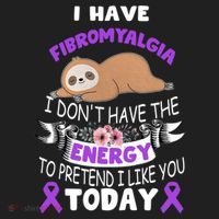 I Have Fibromyalgia I Don't Have The Energy Awareness Great Gift Cute Gift Golf Towel thumb 3