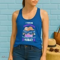 I Have Fibromyalgia I Don't Have The Energy Awareness Great Gift Cute Gift Women's Tank Top thumb 2