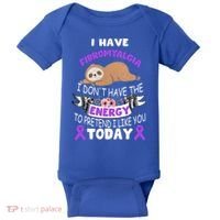 I Have Fibromyalgia I Don't Have The Energy Awareness Great Gift Cute Gift Baby Bodysuit thumb 0