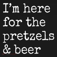 Im Here For The Pretzels And Beer Oktoberfest Women's Hoodie thumb 2