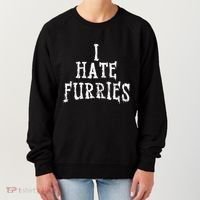 I Hate Furries Furry Fandom Women's Sweatshirt thumb 0
