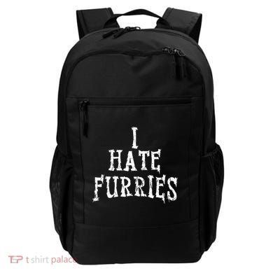 I Hate Furries Furry Fandom Backpack