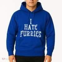 I Hate Furries Furry Fandom Hoodie thumb 2
