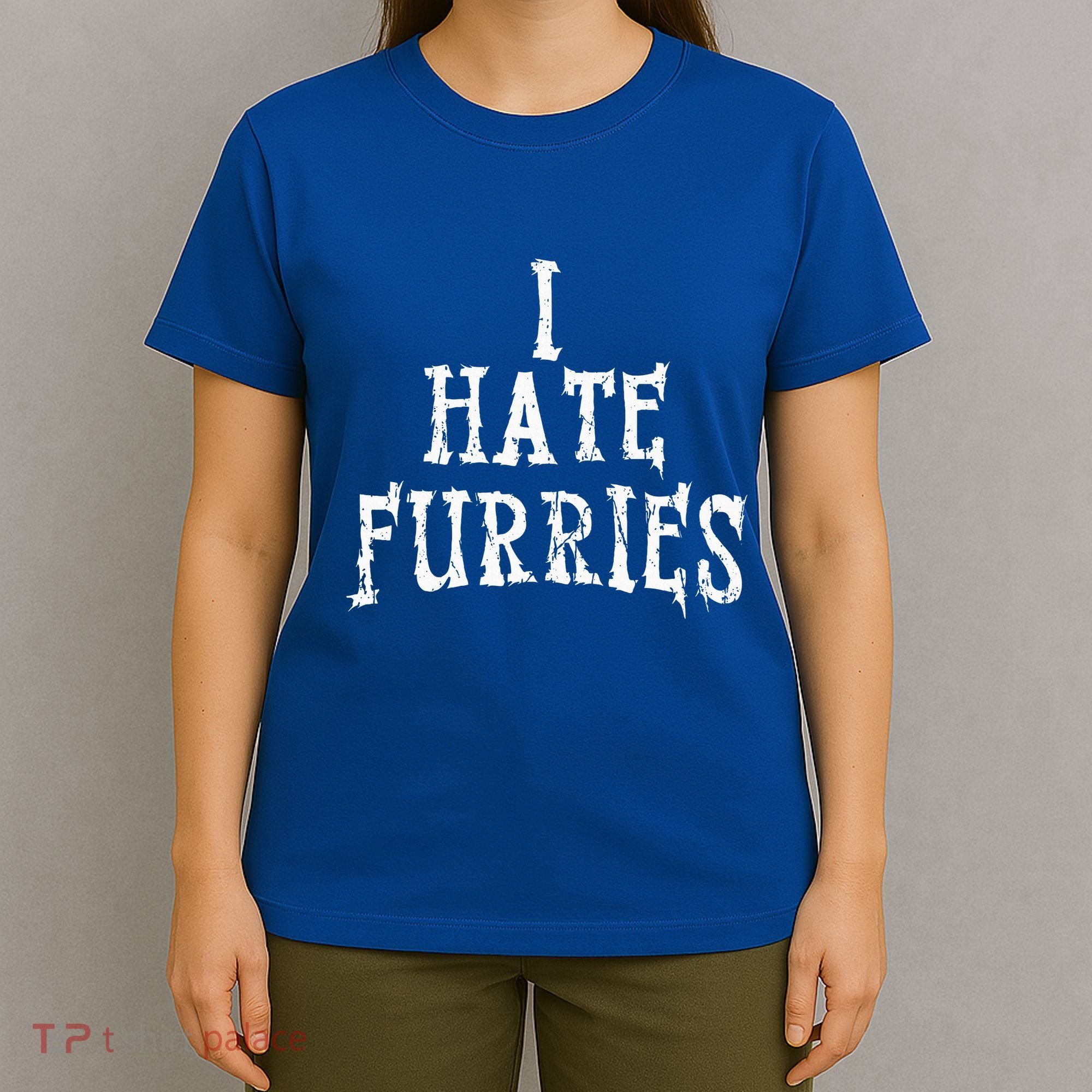 I Hate Furries Furry Fandom T-Shirt