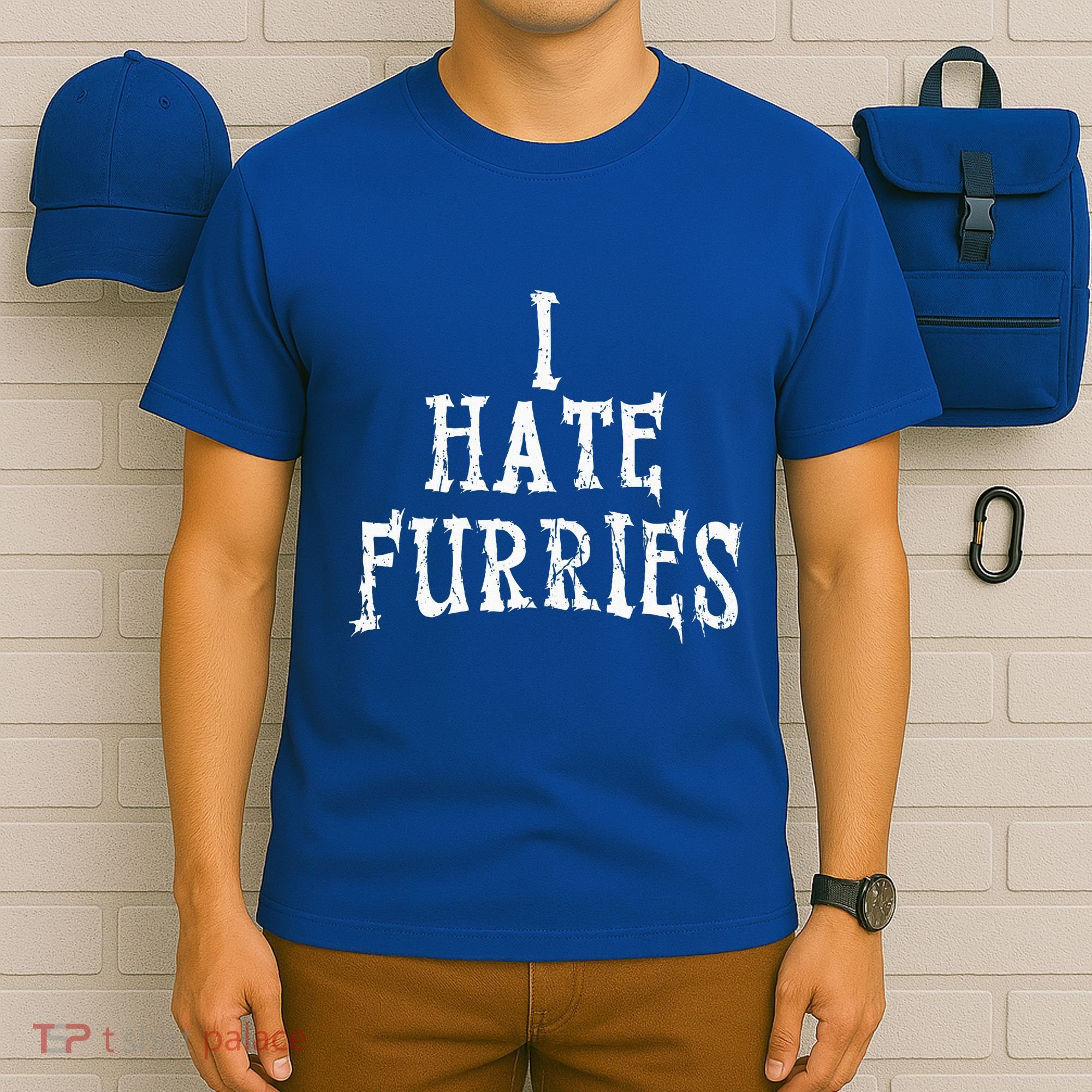 I Hate Furries Furry Fandom T-Shirt