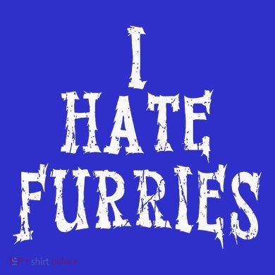 I Hate Furries Furry Fandom Tank Top
