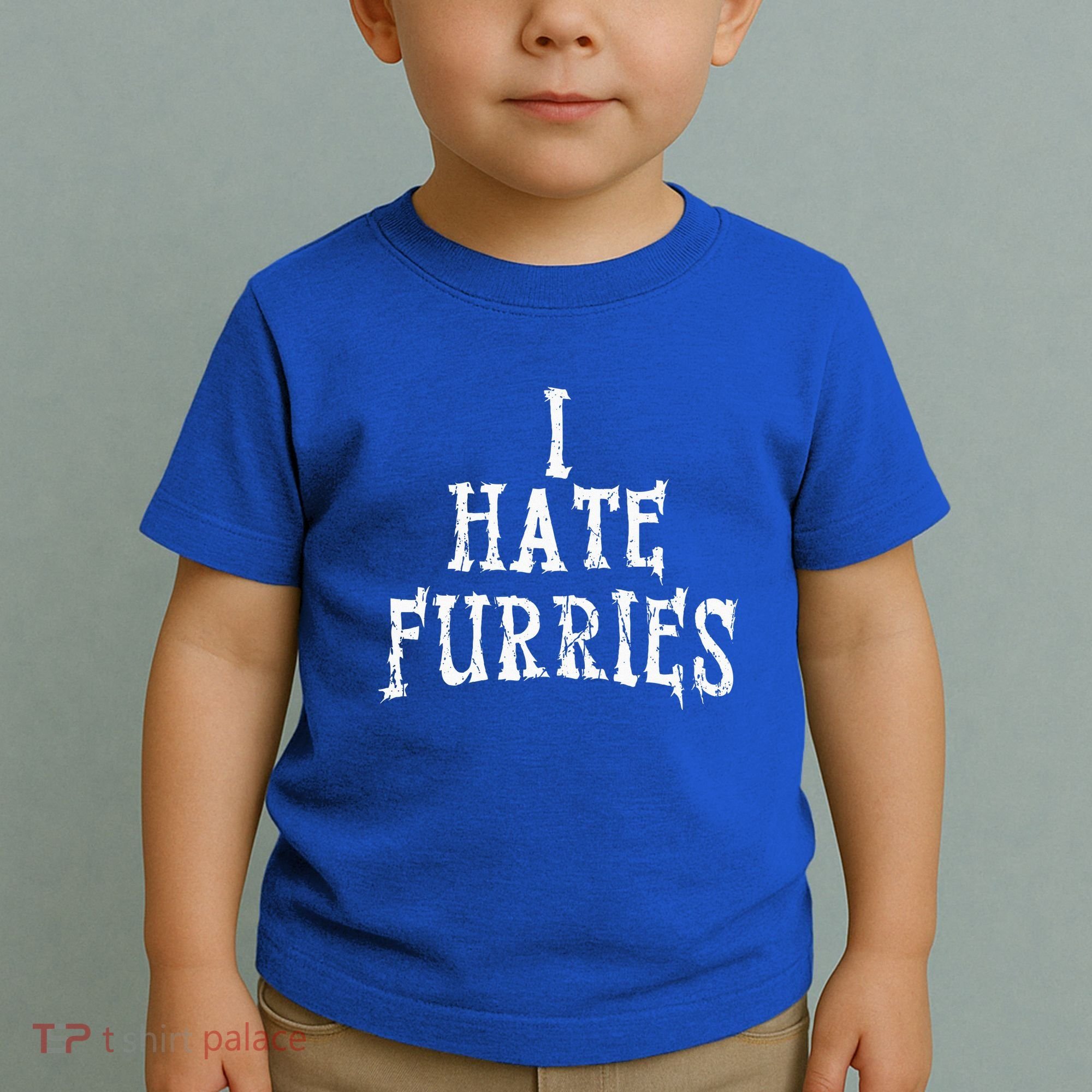 I Hate Furries Furry Fandom Toddler T-Shirt