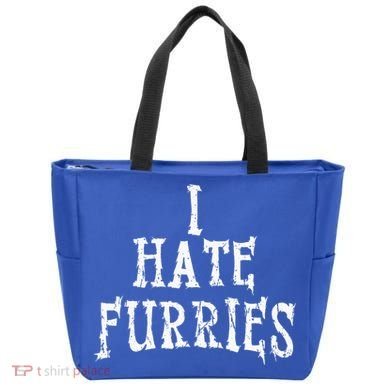 I Hate Furries Furry Fandom Tote Bag