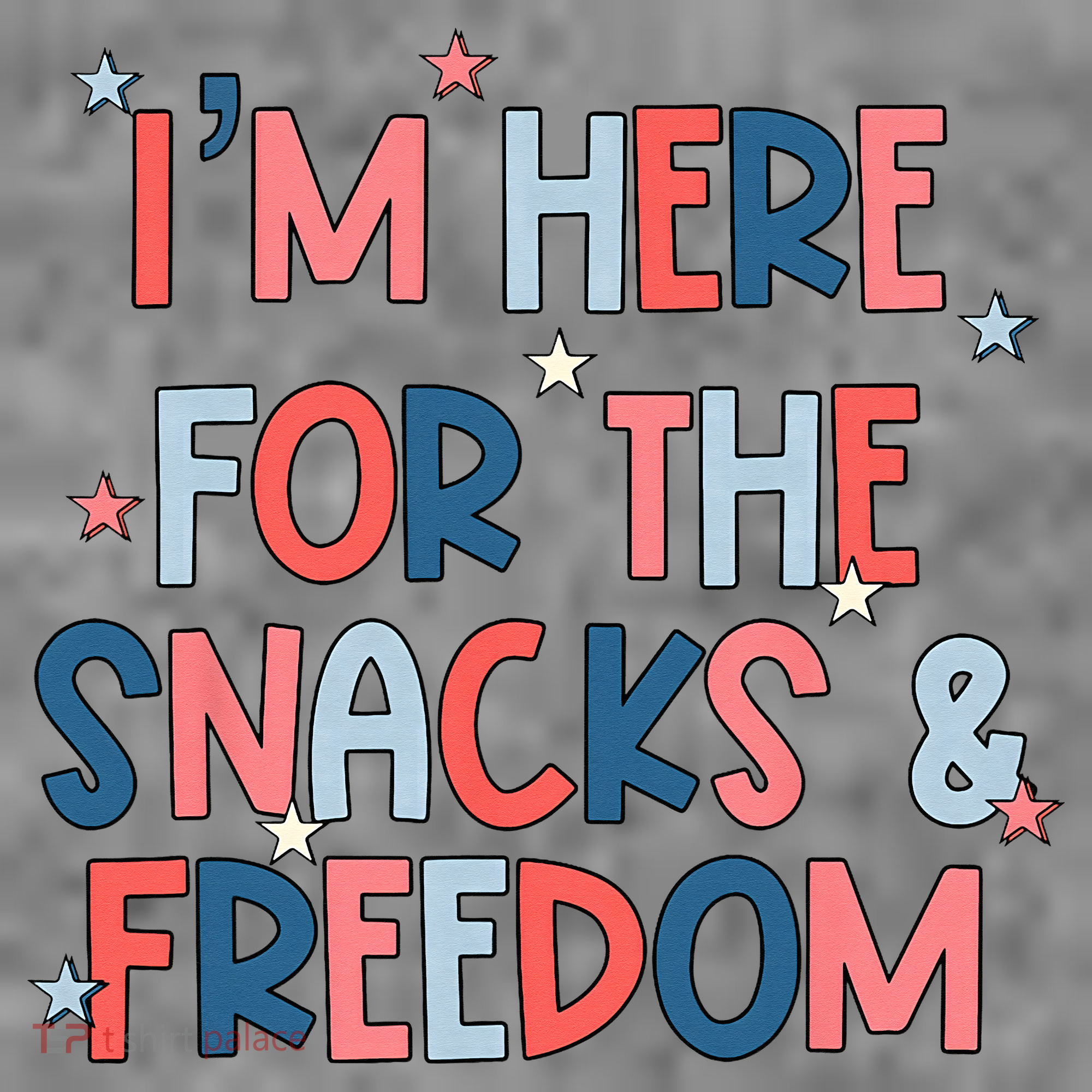 I'm Here For The Snacks And Freedom 4th of July Toddler Hoodie