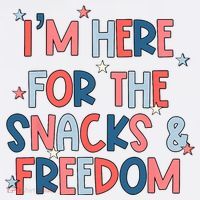 I'm Here For The Snacks And Freedom 4th of July Women's Tank Top thumb 5