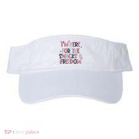 I'm Here For The Snacks And Freedom 4th of July Visor thumb 0