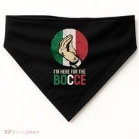 IM Here For The Bocce USA-Made Doggie Bandana thumb 0