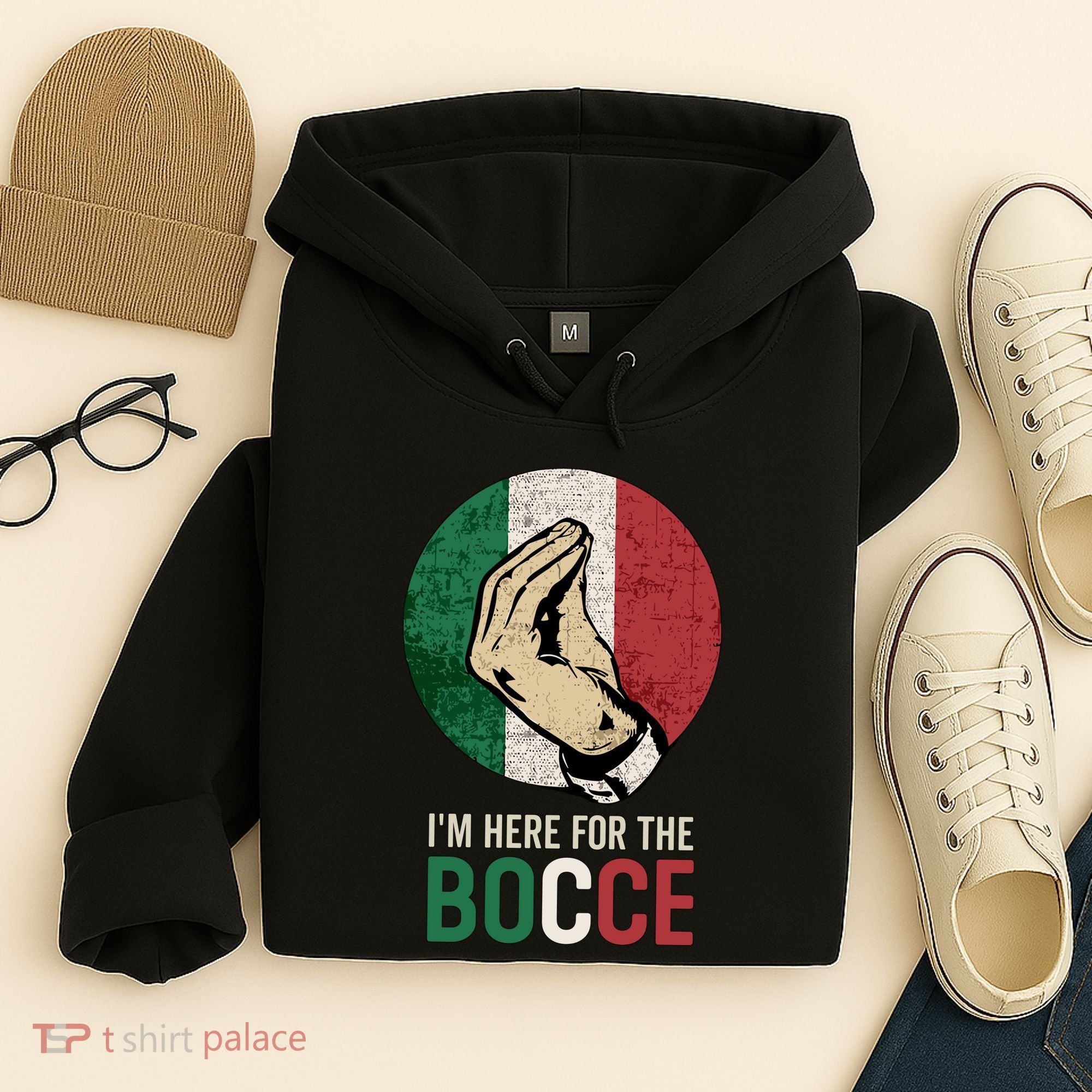 IM Here For The Bocce Hoodie