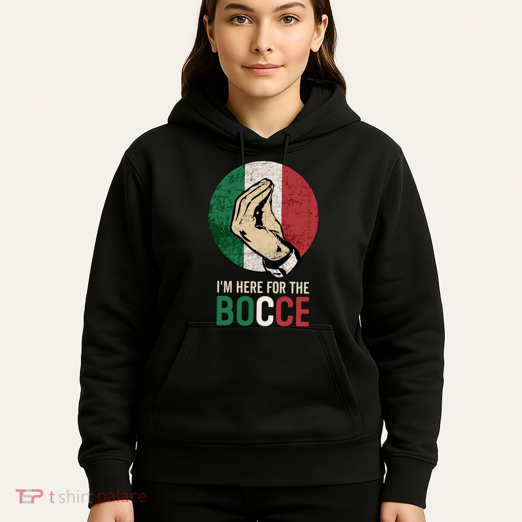 IM Here For The Bocce Hoodie