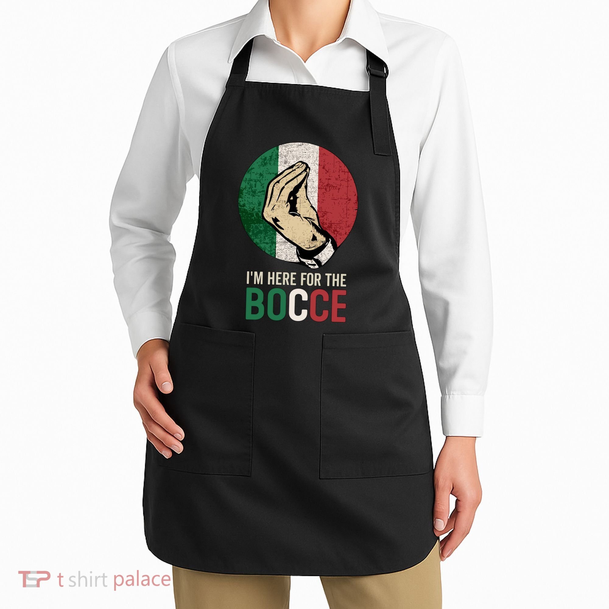 IM Here For The Bocce Apron