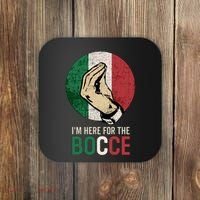 IM Here For The Bocce Coaster thumb 0