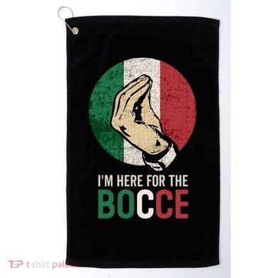 IM Here For The Bocce Golf Towel