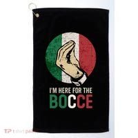 IM Here For The Bocce Golf Towel thumb 0