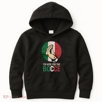 IM Here For The Bocce Kids Hoodie thumb 0