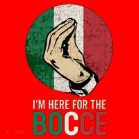 IM Here For The Bocce Santa Hat thumb 1