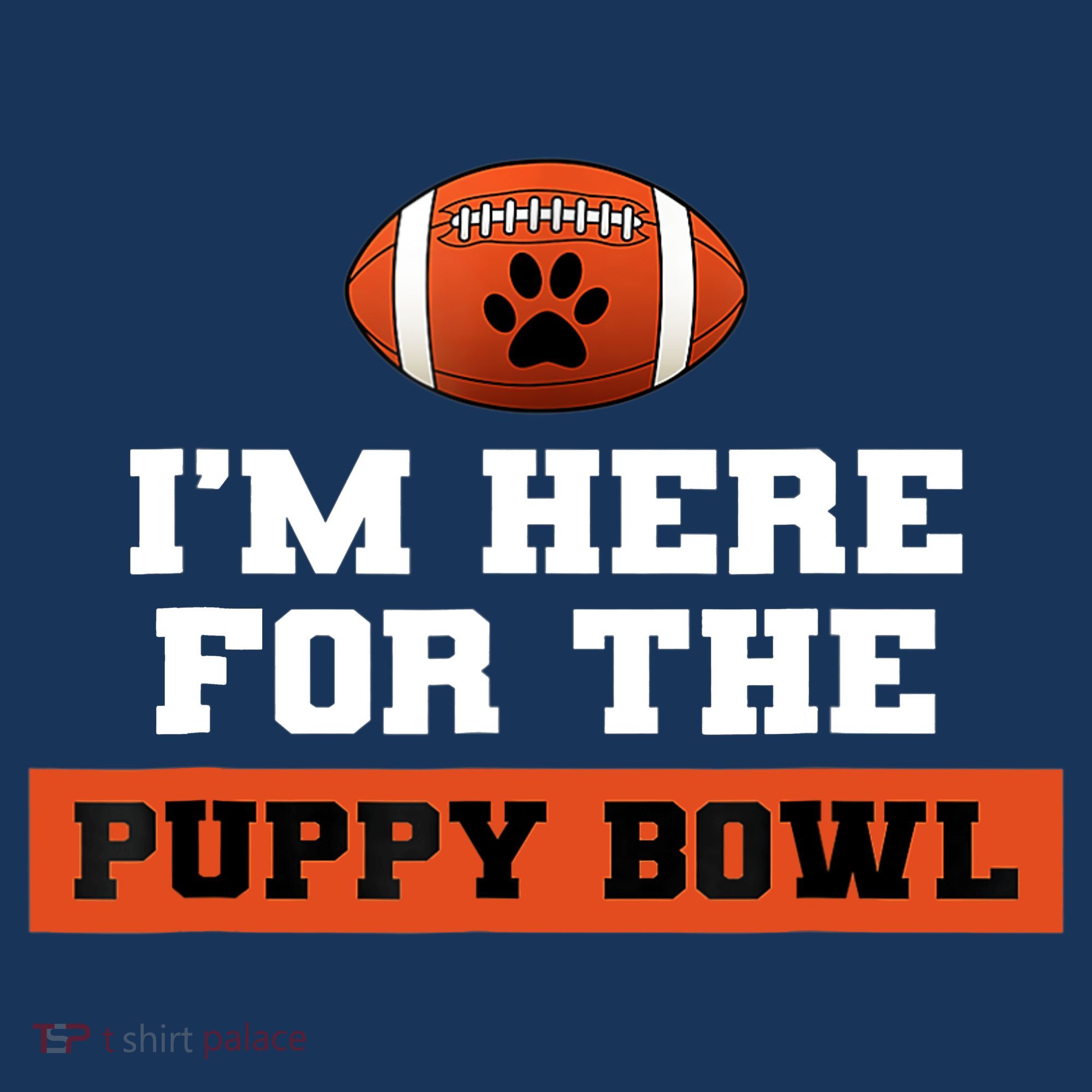 I'm Here For The Puppy Bowl Funny Dog Hat