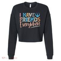I Have Friends Everywhere Cropped Pullover Crew thumb 0