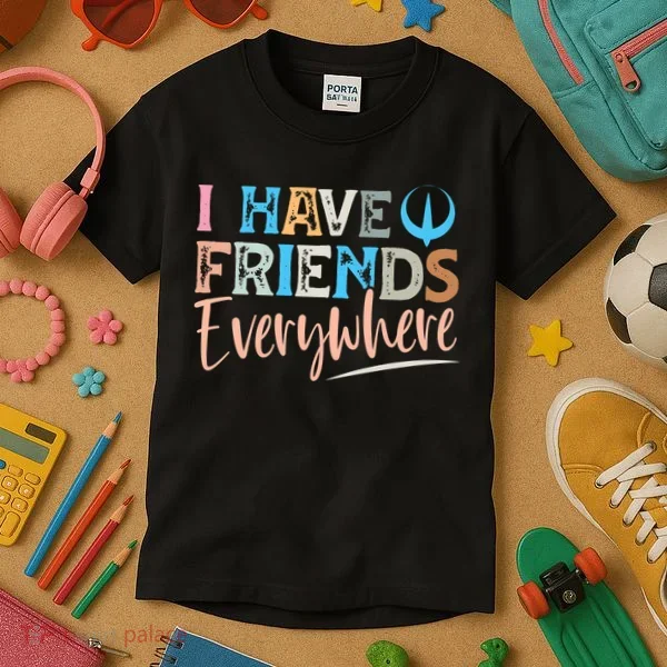 I Have Friends Everywhere Kids T-Shirt