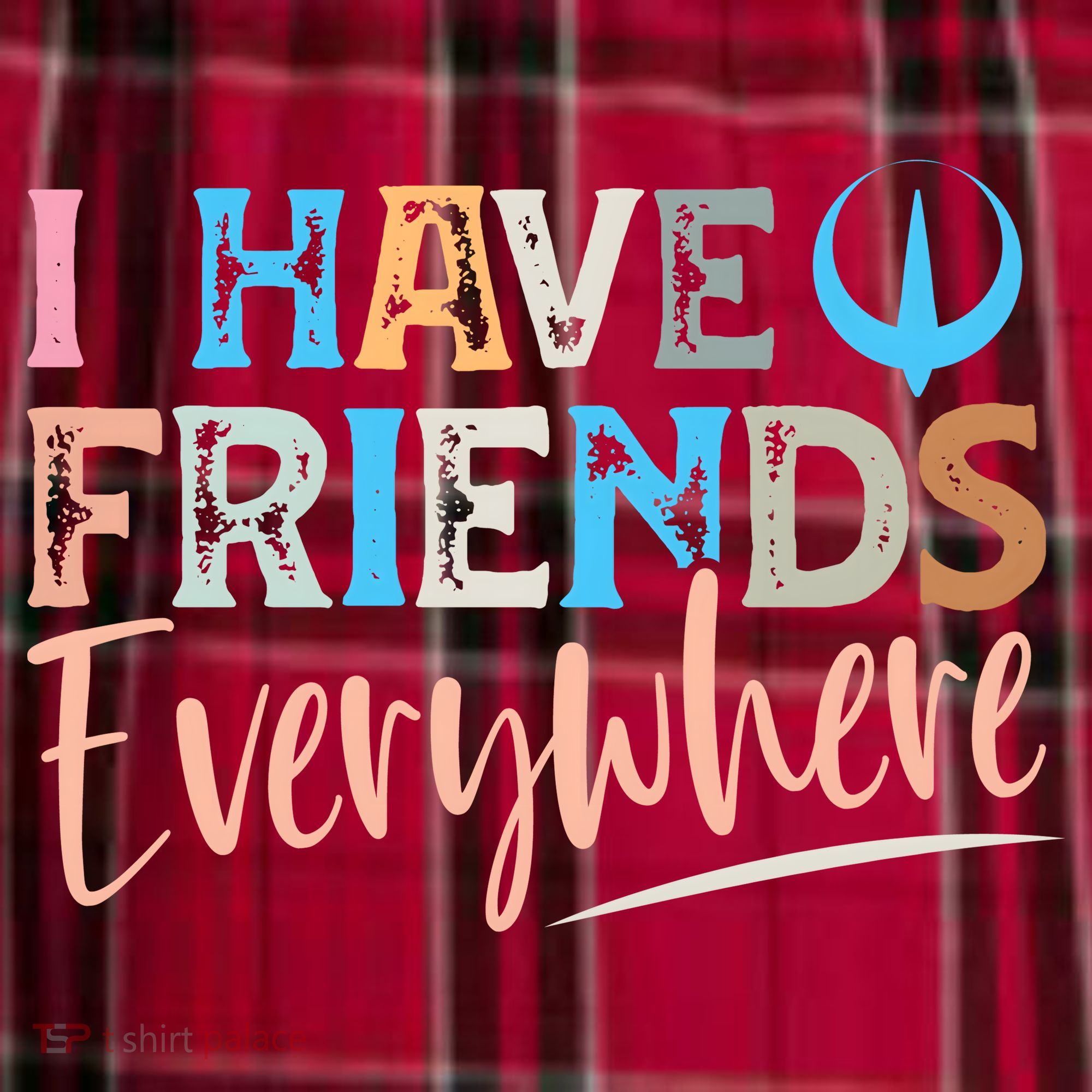 I Have Friends Everywhere Men's Flannel Plaid Pajama Pants