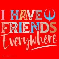 I Have Friends Everywhere Santa Hat thumb 1